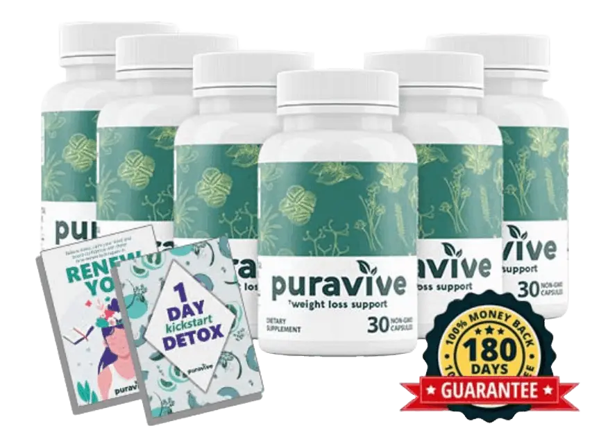 Puravive 6 bottles with bonus